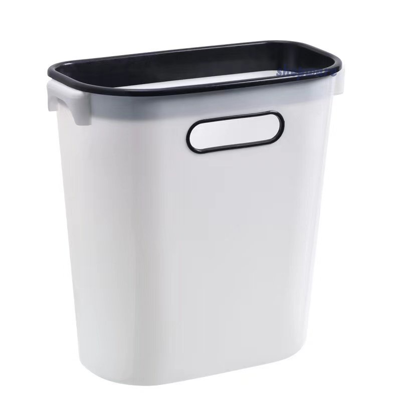 Shopware12L Convenient Pressure Ring Design Wallmounted Garbage Bin Hanging Kitchen Garbage Can