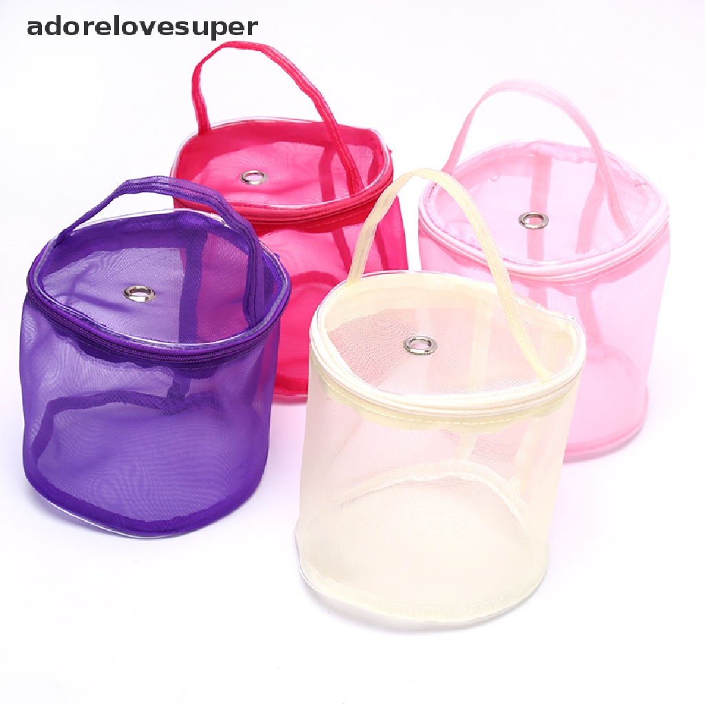 AD1PH Knitg Yarn Round Crochet Bag Knitg Crochet Ball Holder Tote