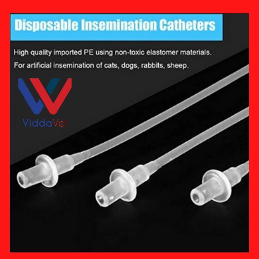 50LB 10pcs Disposable Pigs Sheep Artificial Insemination Breed Catheter Tube Rod I.1029551118