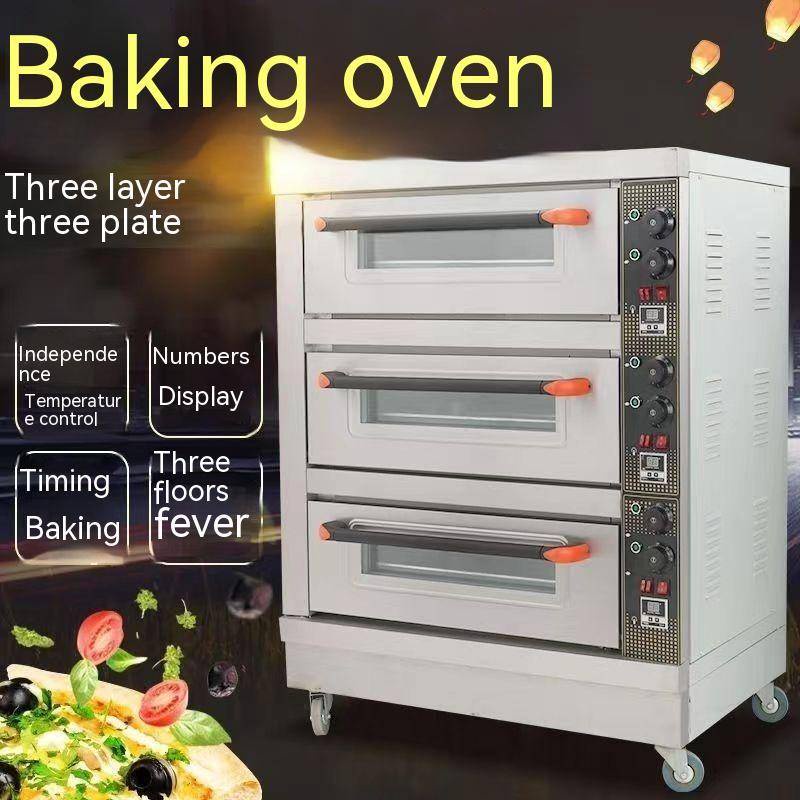 Oven commercial threelayer threeplate sixplate large capacity oven