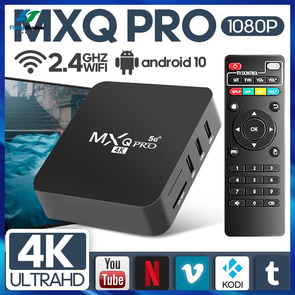 MXQPro TV Settop Box WiFi Connection Android TV Box S905L Chip CPU