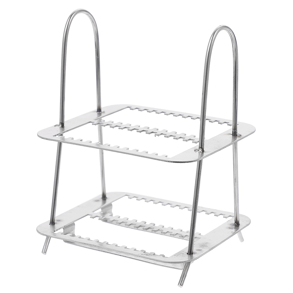 [READY STOCK] Dyeing Rack Glass Microscope Slides Holder Stainless ...