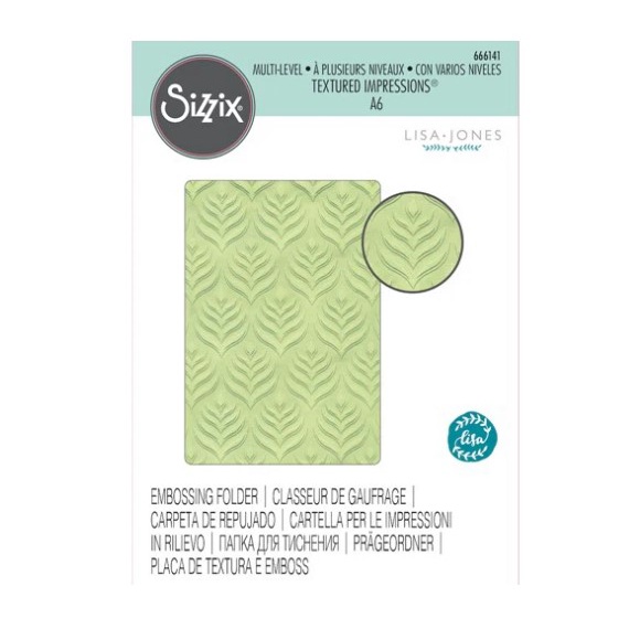 Sizzix 3-D Textured Impressions Embossing Folder - Flowing Waves ...
