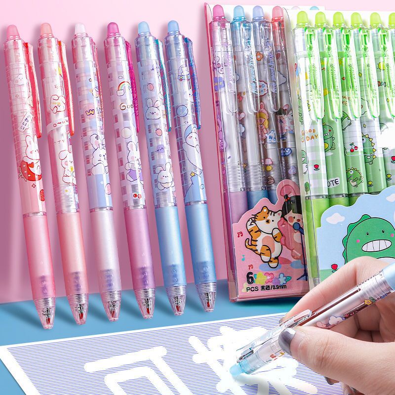 Barang YES Cute Girl Erasable Gel Pen Retractable Eraser Pen boleh ...