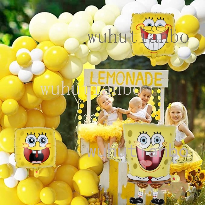 71pcs Spongebob Squarepants Balloons Birthday Party Decoration Set With 