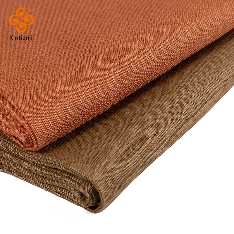 100 Linen fabric textiles factory suppliers pure bulk linen fabric