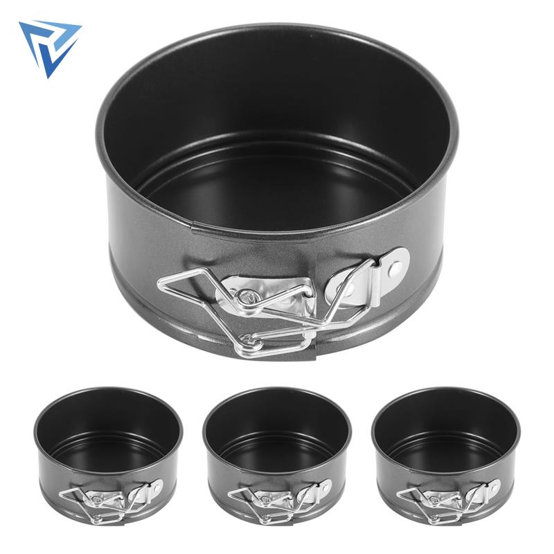 4Inch Mini Springform Pan Set 4 Piece Small Nonstick Cheesecake Pan