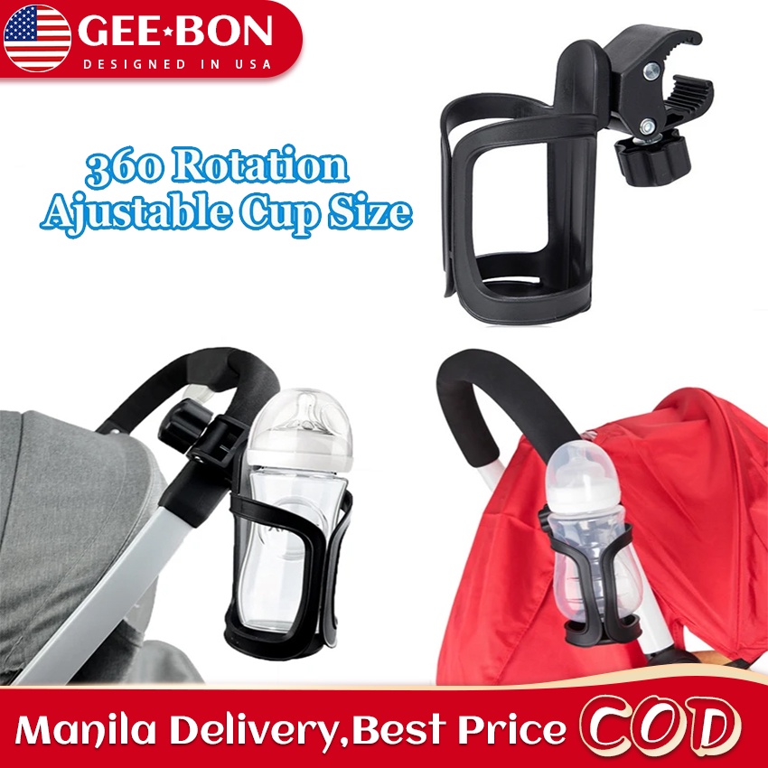 GEEBON Baby Stroller Cup Holder Rack Kids Bicycle Stroller Milk Bottle
