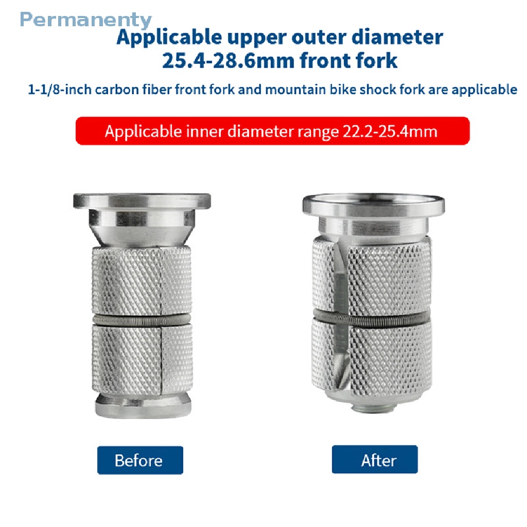 Permanenty Bicycle Compression Plug Steerer Headset Expansion Nuts