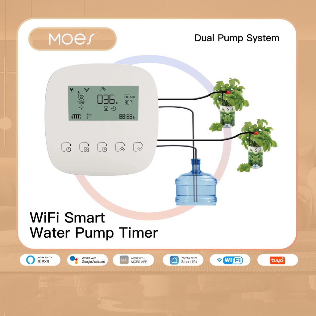 WiFi Tuya Smart Watering Machine Automatic Micro-drip Irrigation System ...