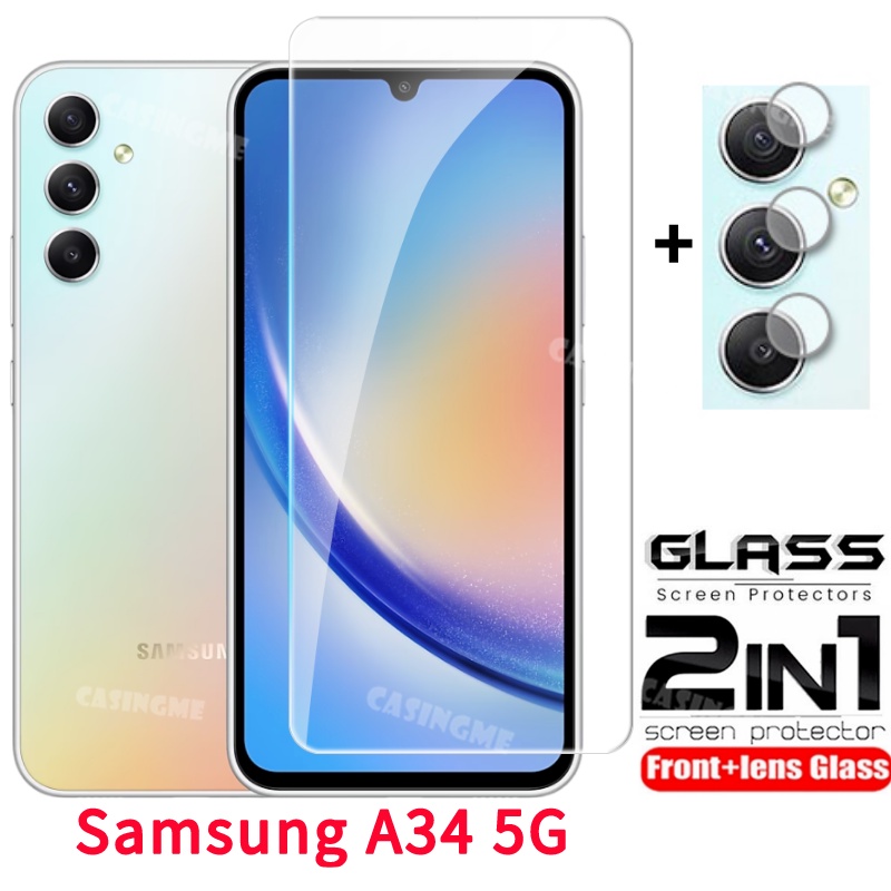 Samsung A34 5G 2023 3D Curved Tempered Glass For Sasmung Galaxy A54 A ...
