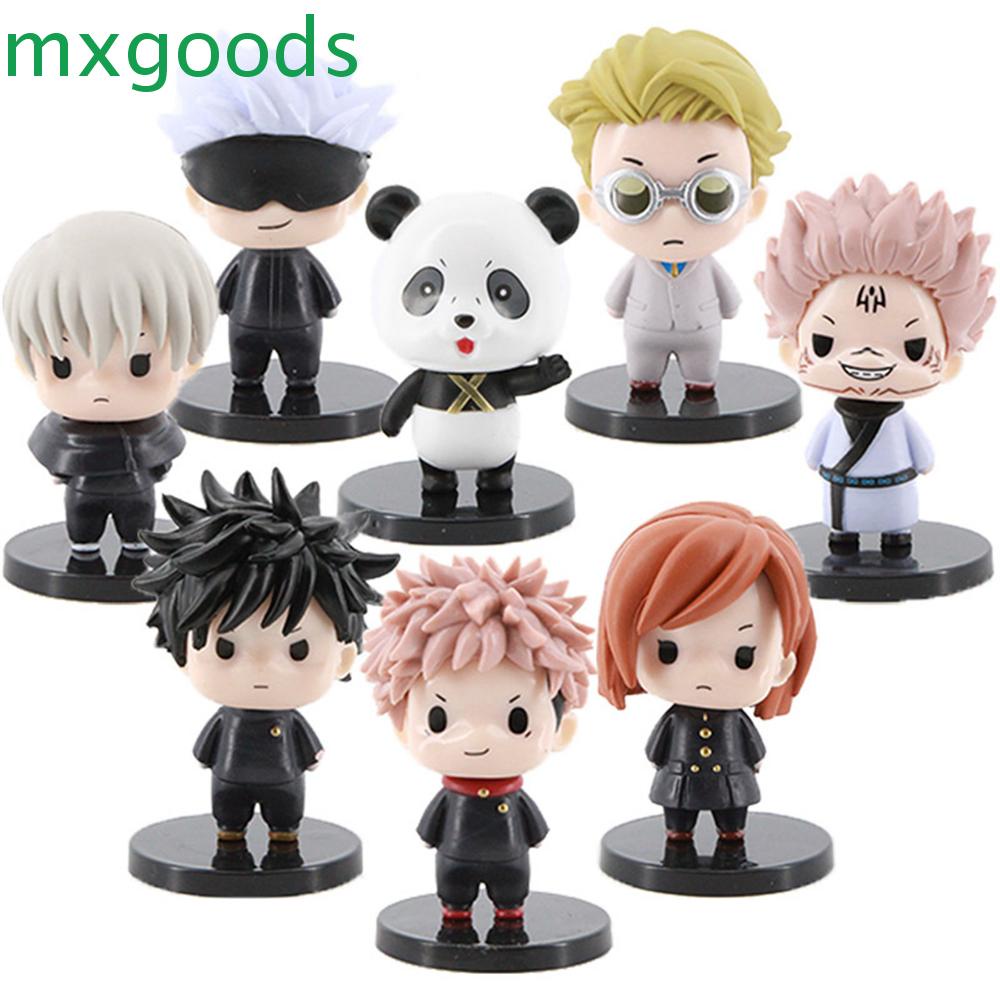 MXGOODS 8Pcs/Set Anime Jujutsu Kaisen Cute Q Version Jujutsu Kaisen ...