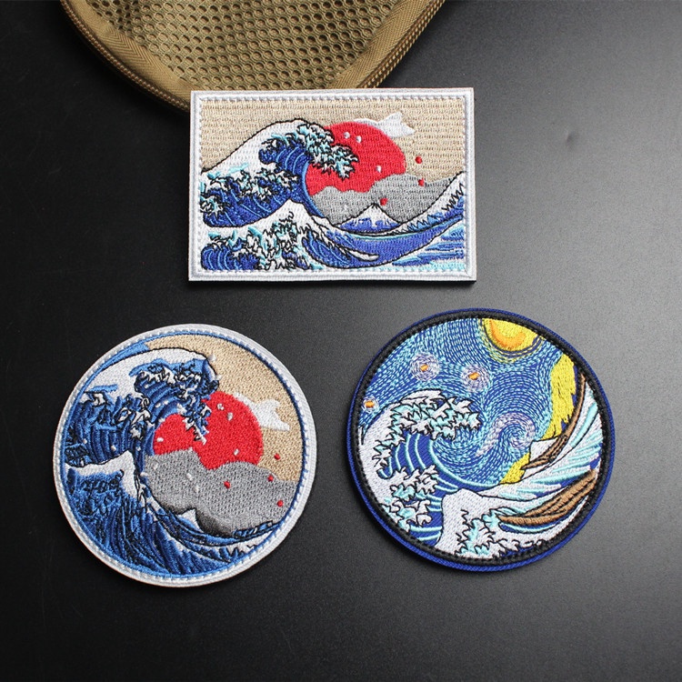 【Customized 】 The Great Wave off Kanagawa Ukiyo-e Abstract Waves 3D ...