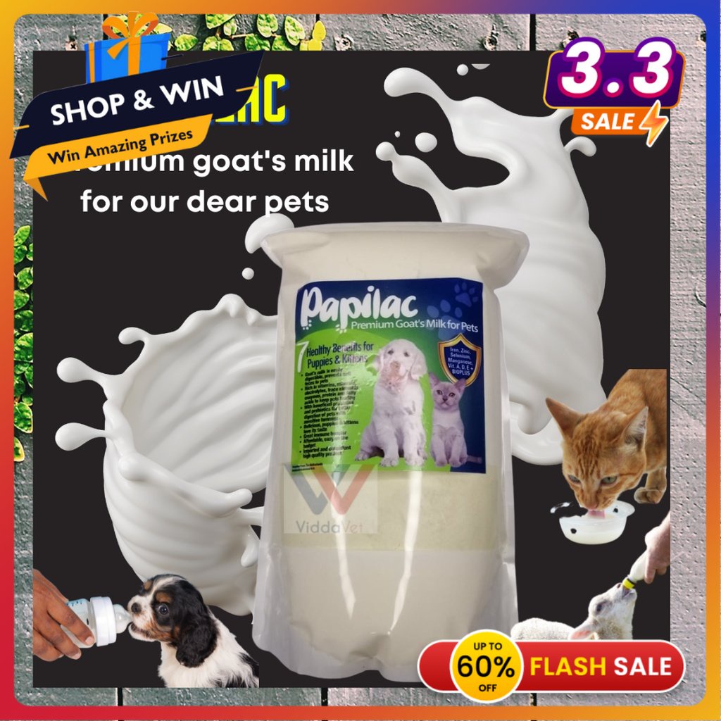 Papilac premium goats milk replacer for pets foster milk 100 grams