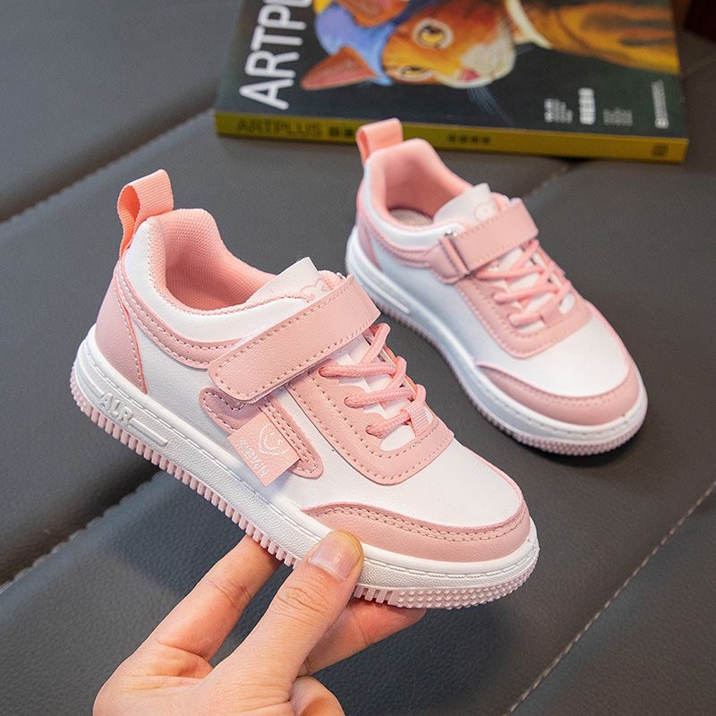Korean White Shoes Girls Children Fashion Kids Travel Rubber Sneakers With Box Size 26 37 Shopee Philippines