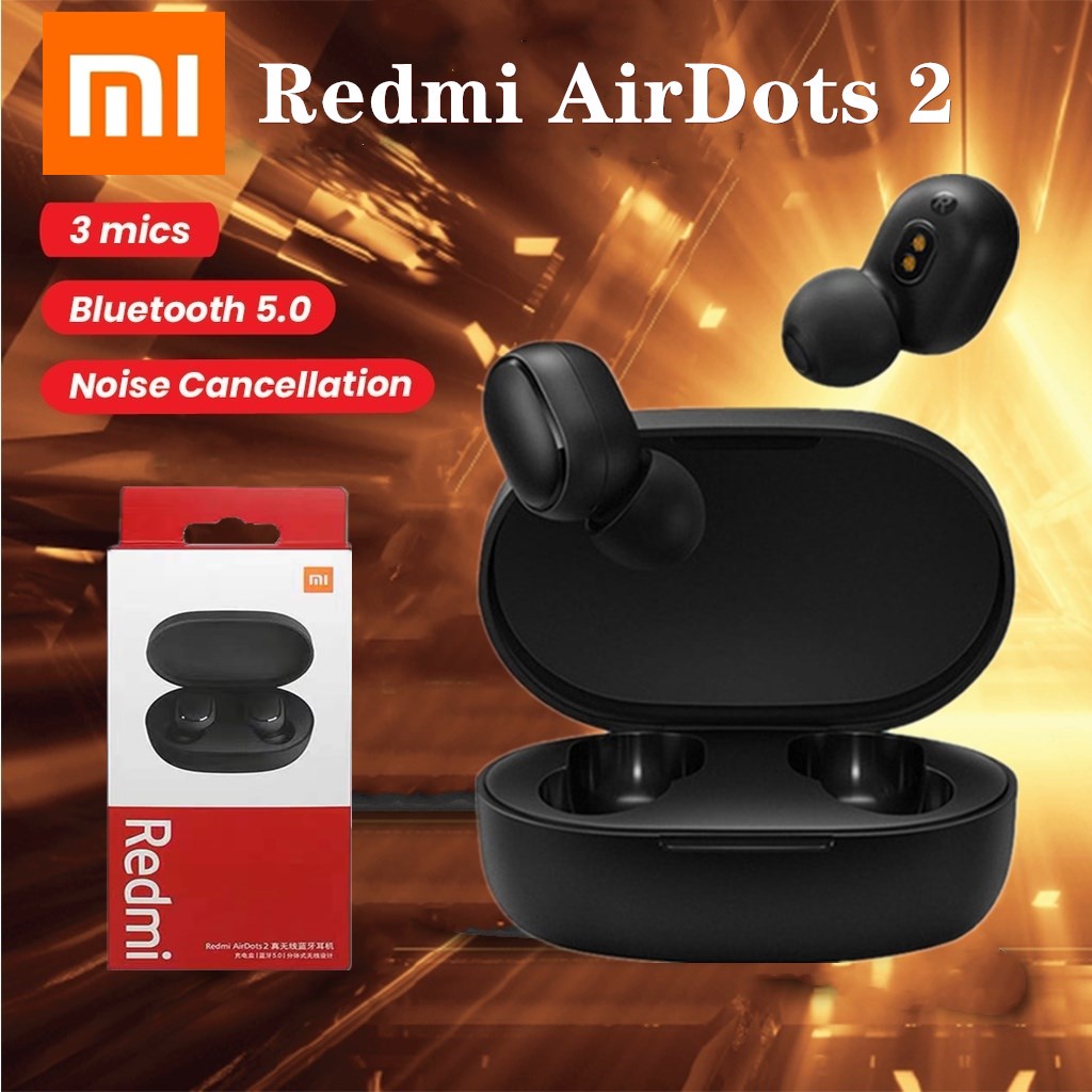 Xiaomi Redmi Airdots TWS True Wireless Bluetooth Earphones Sports Headset  Earbuds with Mic Bass
