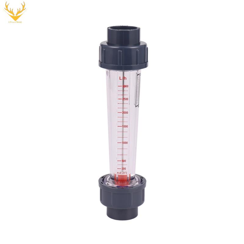 LZS-25 Flow Meter Plastic Tube Type 300-3000L/H Water Rotameter Liquid ...