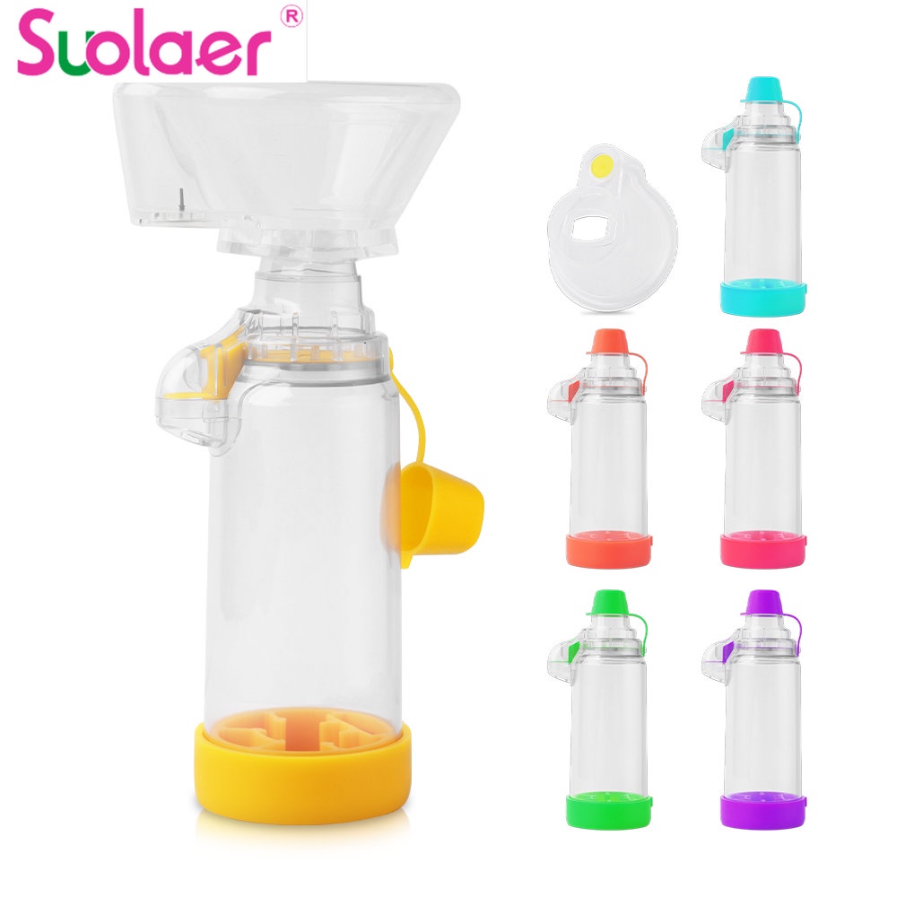 Suolaer Professional Asthma Spacer Mist StorageTank Device Silicone ...