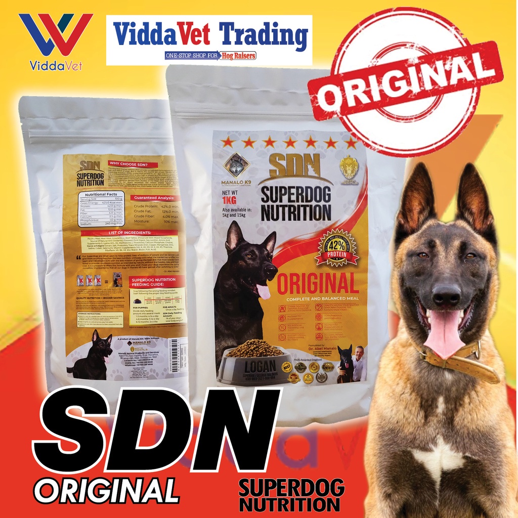1 kg SDN 42 dog food original packaging Original Pack SDN superdog