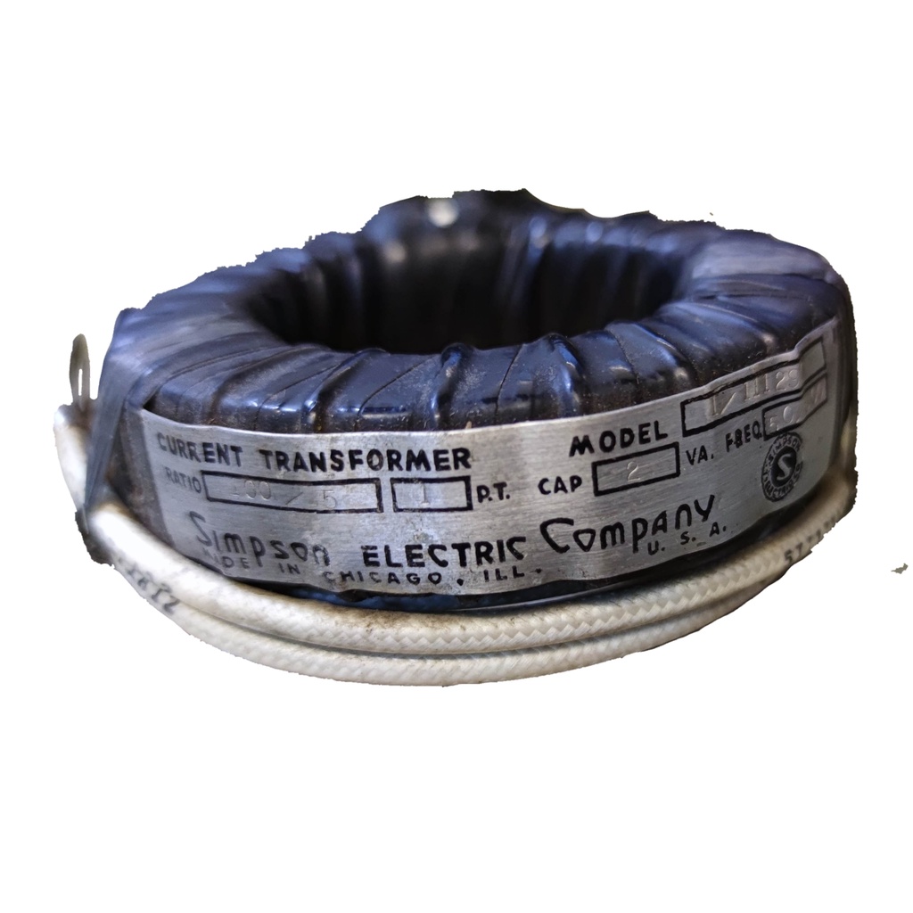 Simpson Current Transformer 100:5, 100A:5A Single Core Current ...