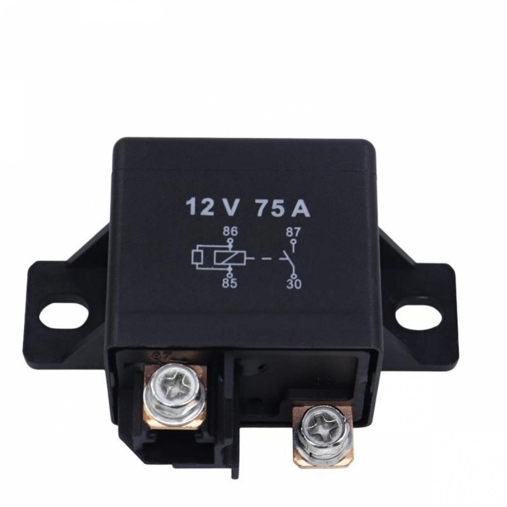 12V 75A Two Terminals Automobile Start Relay for Engineering Vehicle