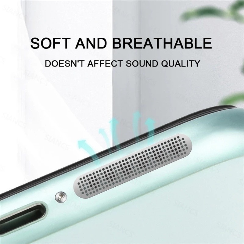 4Pcs/Set Dustproof Net Stickers Phone Speaker Metal Protection Net ...