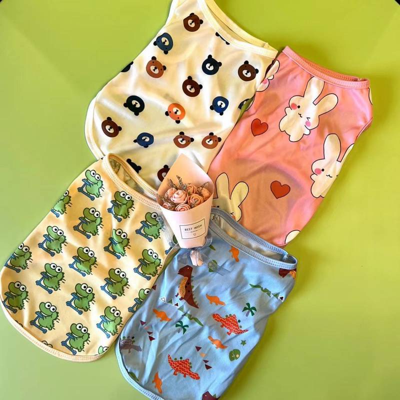 Dog Clothes Spring, Summer and Autumn Vest Small, Medium and Large Dogs ...