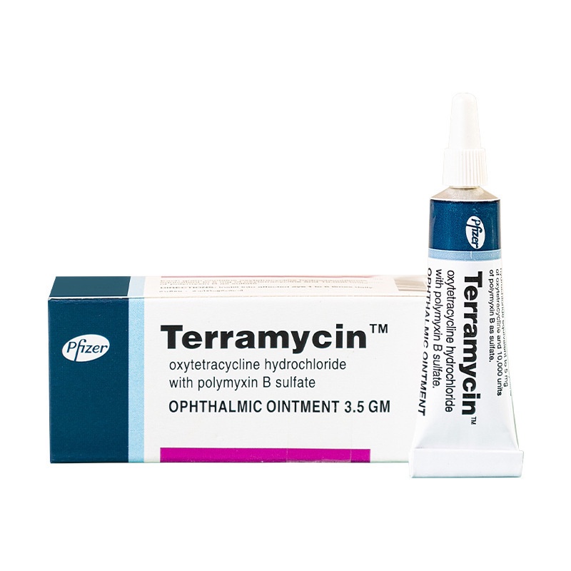 Terramycin Ophthalmic Ointment For Dog Cat Conjunctiva For dogs & cats ...