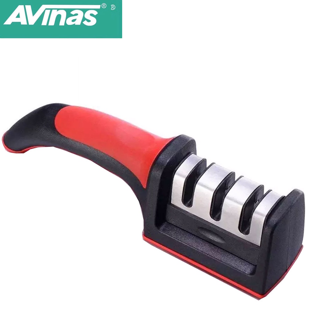 Rs 168 Professional 3 Stage Knife Sharpener Manual Kitchen Sharpening