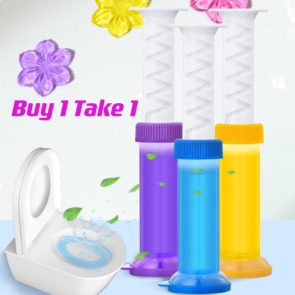 Buy1Take1Gel Toilet Bowl Cleaner Flower Stamp Toilet Deodorizing Gel ...