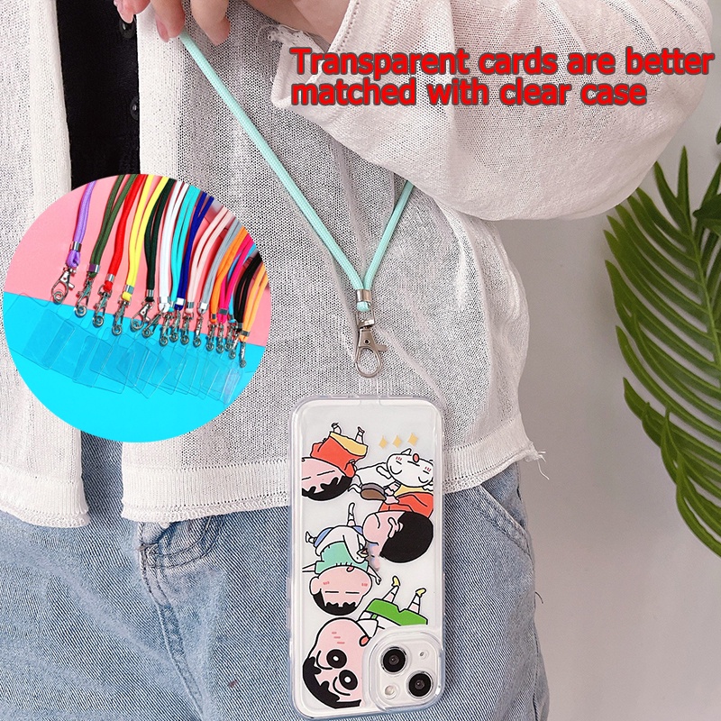 11 Color Universal Crossbody Nylon Patch Phone Lanyards Rope Adjustable ...