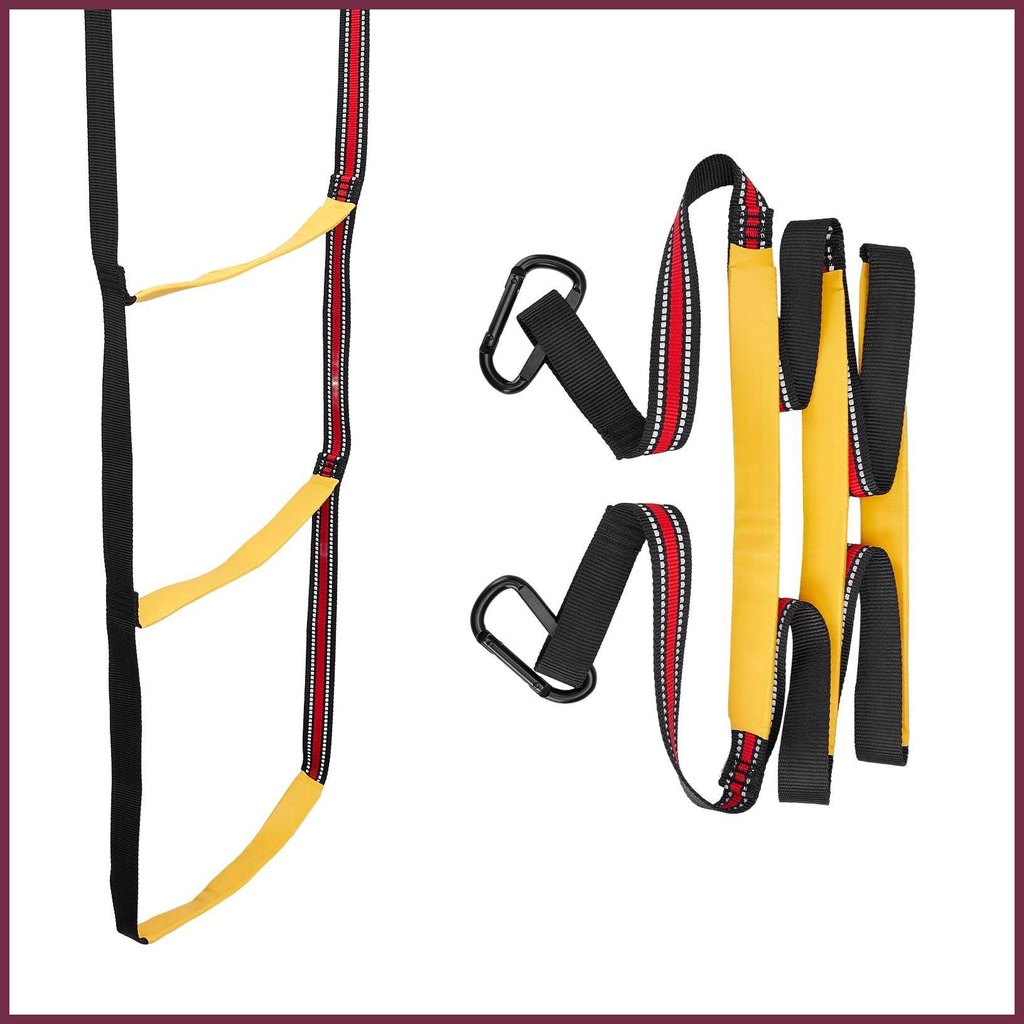 Rope Boarding Ladder 3 Step Swim Ladder For Boats Portable Boat Rope