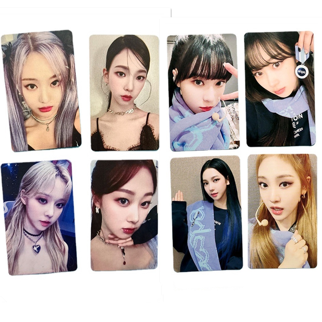 Le Sserafim Photocards 50-Piece Aespa Holo Photocard Set - Non