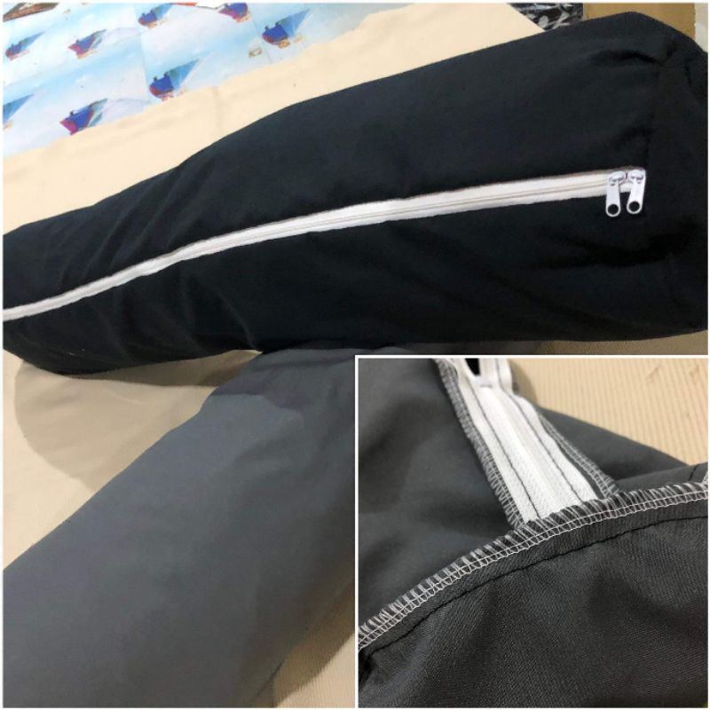 bolster pillow case with zipper hotdog case canadian cotton Shopee Philippines