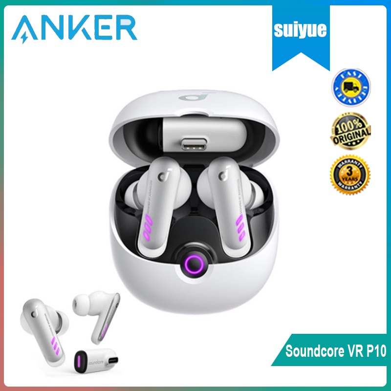 Anker Soundcore VR P10 Wireless Earbuds Simultaneous Bluetooth and