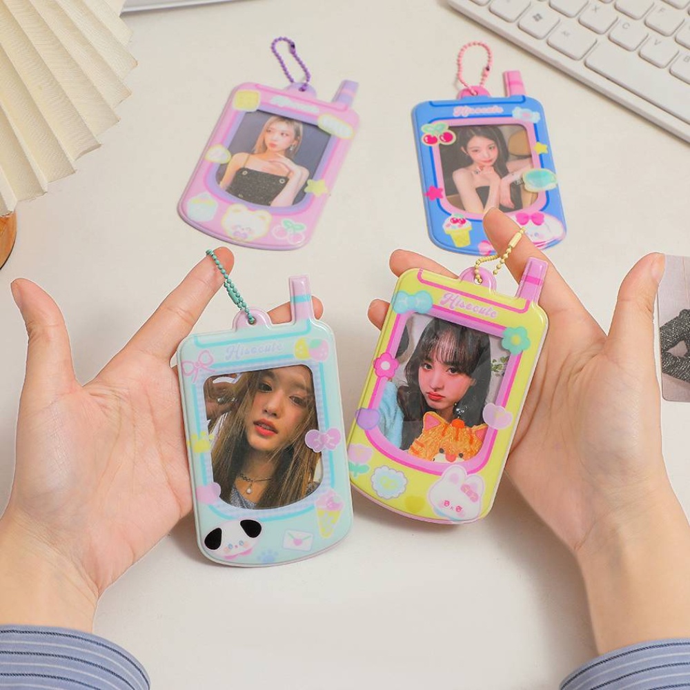 Creative Phone Cute Card Holder 3inch Kpop Idol Photocard Holder Bus