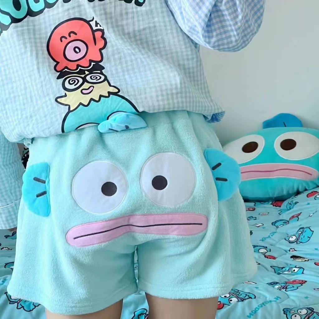 Ugly Fish Funny Pajama Pants Fat Fish Cartoon Shorts Panties Funny ...