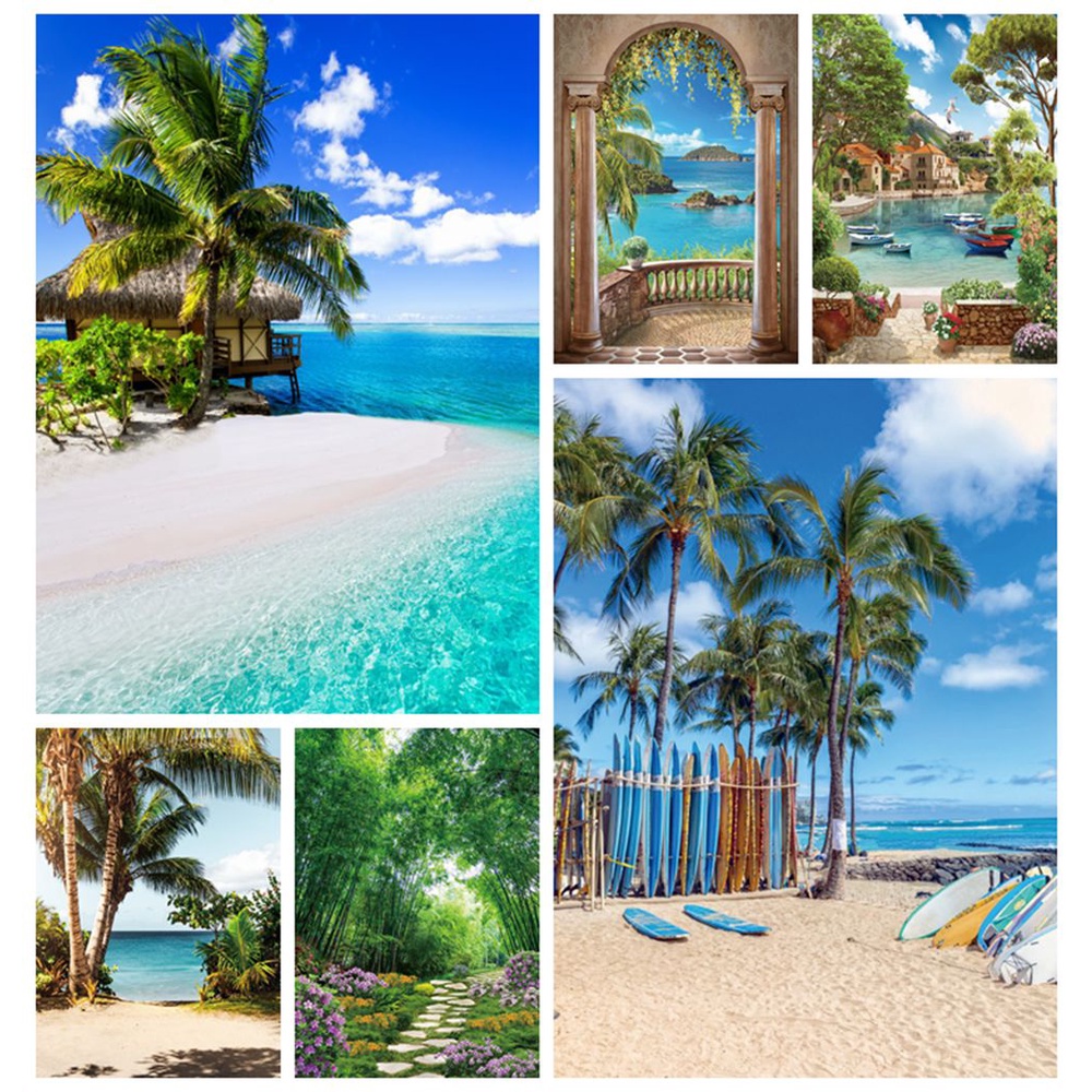 Summer Tropical Forest Jungle Green Leaves Spring Seaside Nature ...