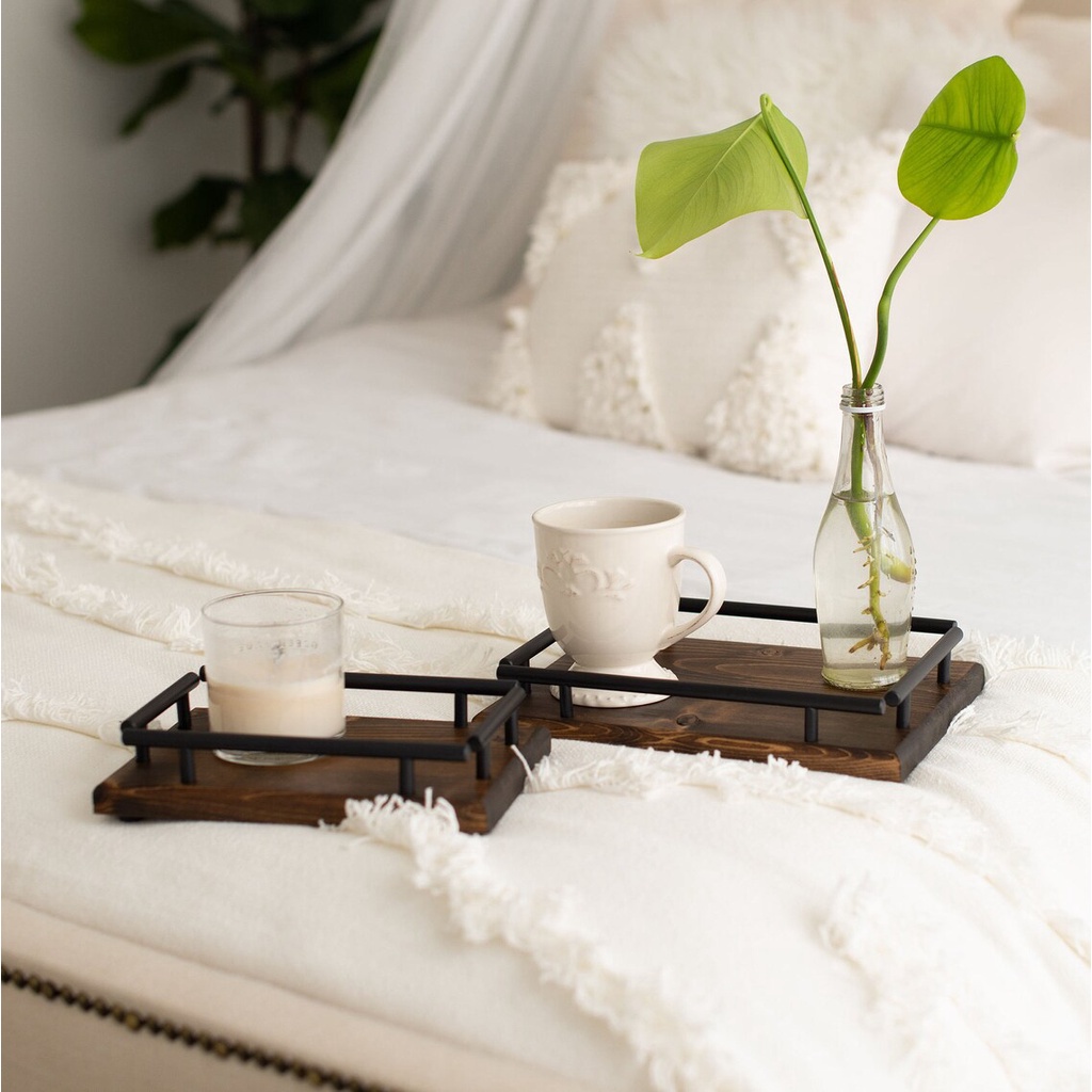 Catchall Wood Trays, Serving Tray, Valet Tray, Bathroom Storage