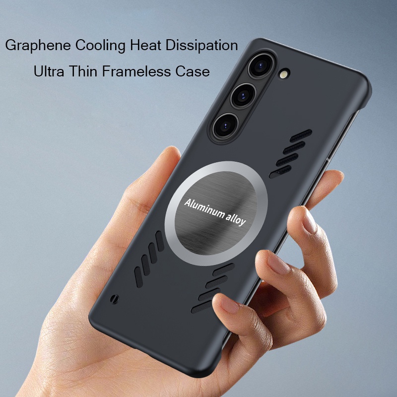 Thin Frameless Graphene Cooling Phone Case for Samsung Galaxy S23 S22