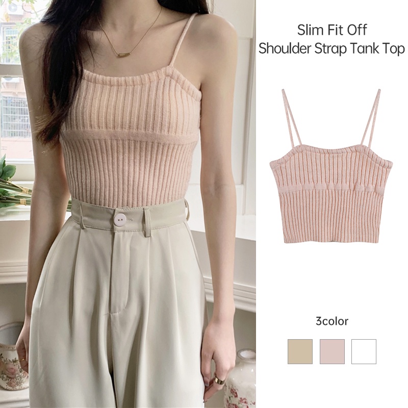 Women’s Slim-Fit Tank Top | Fashion Suspenders Backless