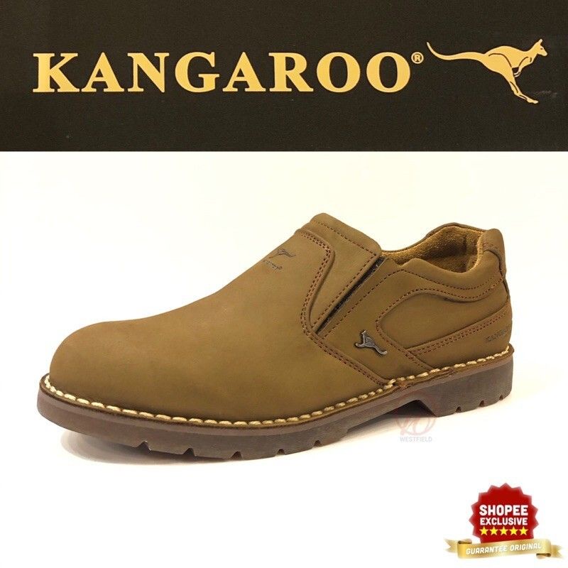 KANGAROO SIGNATURE PREMIUM LEATHER BOOT SHOE ( 8459 ) Shopee Philippines