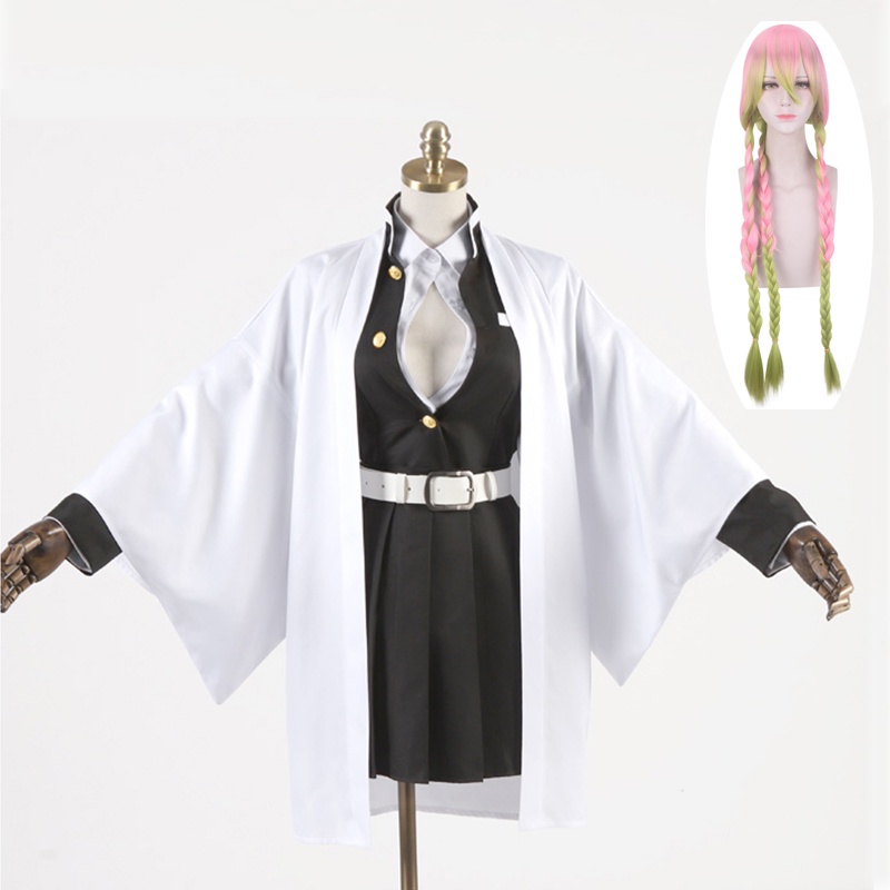 Anime Comic Demon Slayer Kimetsu No Yaiba Cosplay Costumes Kanroji ...