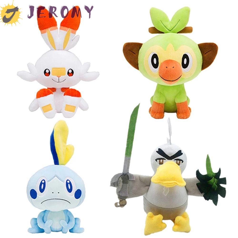 JEROMY Kids Grookey Stuffed Toys Christmas Gift Pokemon Toys Sobble ...