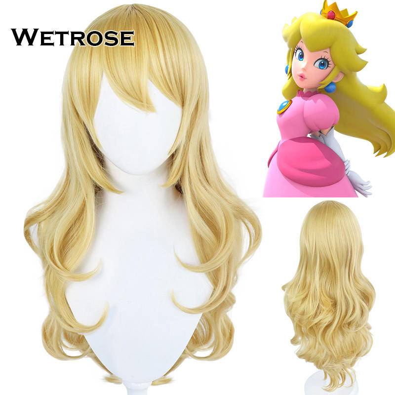 【Wetrose】The Super Mario Bros. Movie Princess Peach Cosplay Costume