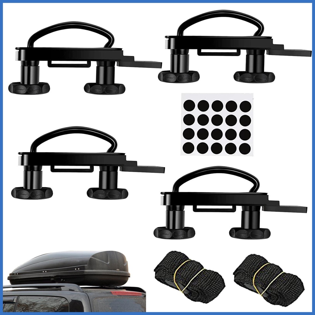 Universal Roof Box U Bolt Clamps Cargo Carrier Mounting Fitting Bolts
