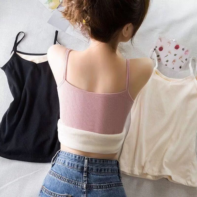 Women Velvet Vest Plush Winter Thickened Unwear Solid Color Thermal ...