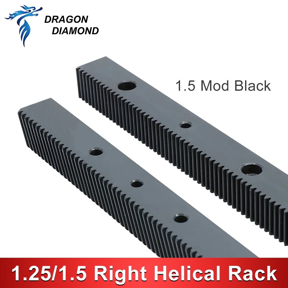 Dragon Diamond 1.25/1.5 Mod Helical Rack 22x25x671mm 22x25x1400mm Tooth ...