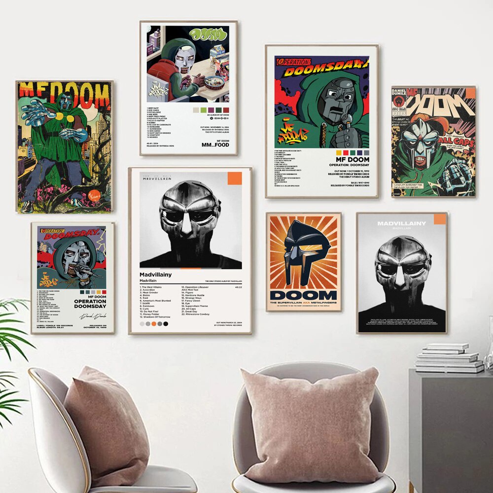 Classic Hip Hop Music Album Cover Hot MF Doom Operation Madvillain ...