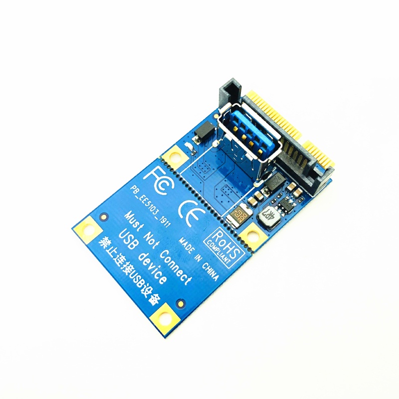 Mini PCIE to PCI-E X4 Slot Riser Card Port Adapter PC Graphics Card ...